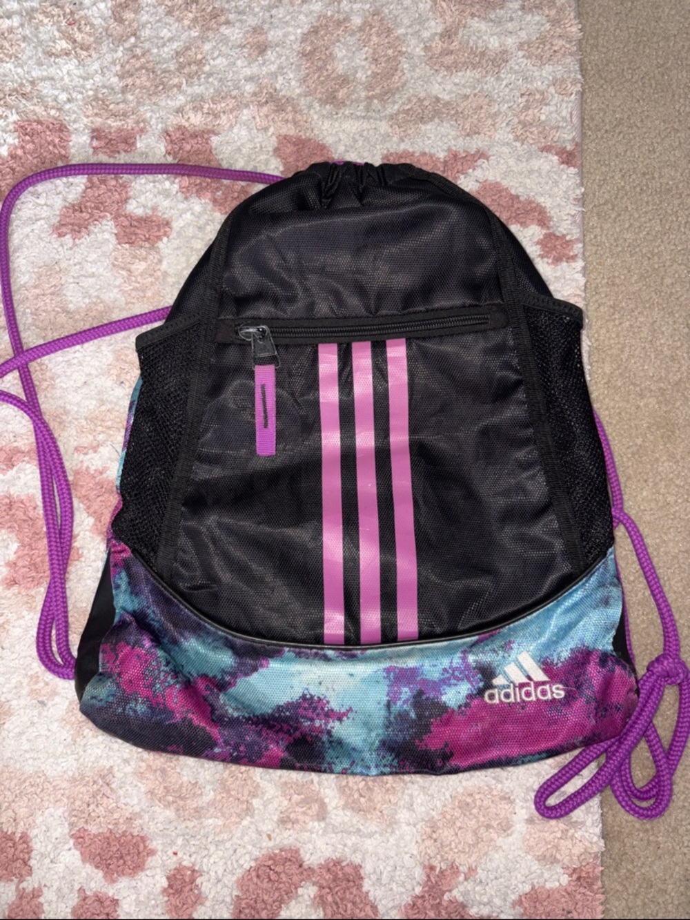 Adidas drawstring bag
